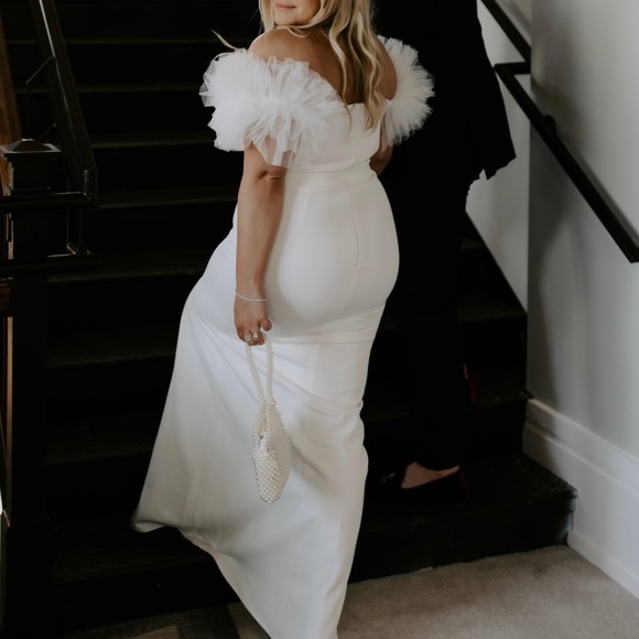 THEODORA OFF-THE-SHOULDER EVENING DRESS - Picture 8 of 11